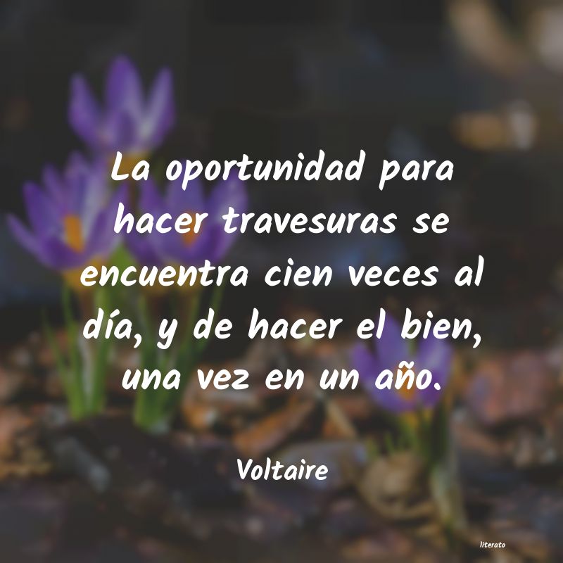 frases de Voltaire