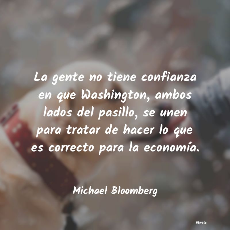 Frases de Michael Bloomberg