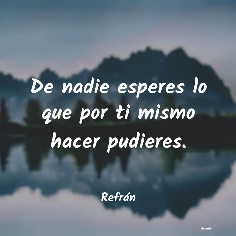 frases de Refrán