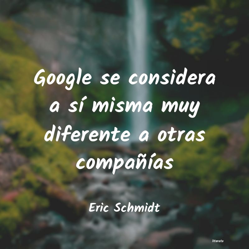 frases de Eric Schmidt