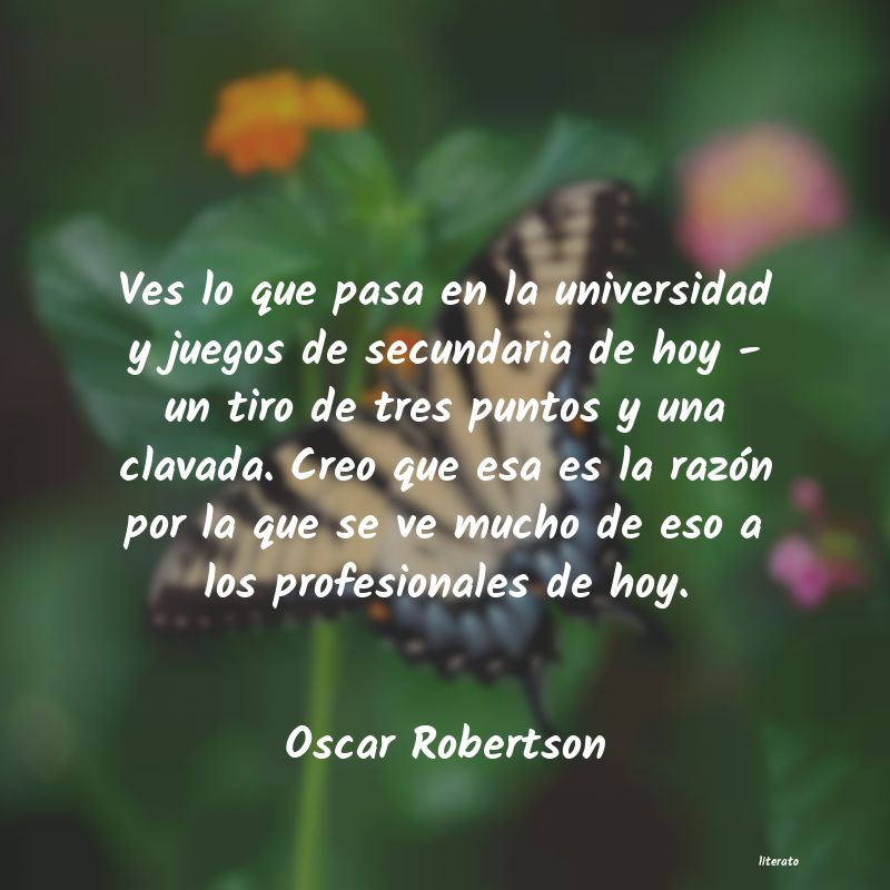 Frases de Oscar Robertson