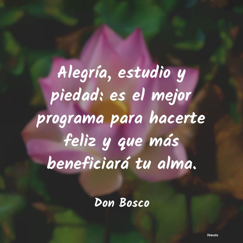 Frases de Don Bosco