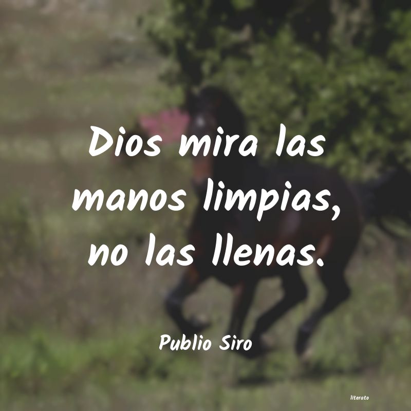 frases de Publio Siro
