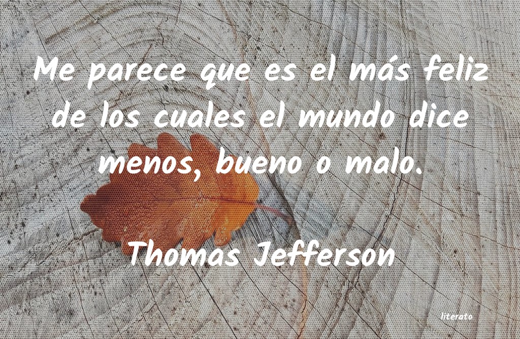 Frases de Thomas Jefferson