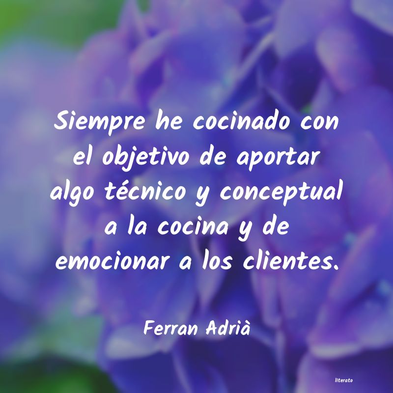 Frases de Ferran Adrià