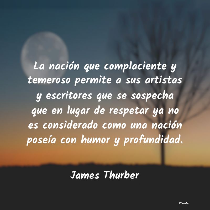 <ol class='breadcrumb' itemscope itemtype='http://schema.org/BreadcrumbList'>
<li itemprop='itemListElement'><a href='/autores/'>Autores</a></li>
<li itemprop='itemListElement'><a href='/autor/james_thurber/'>James Thurber</a></li>
</ol>