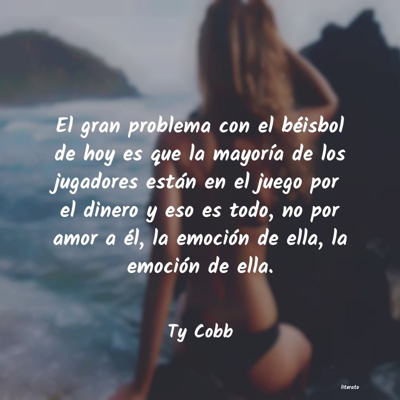 frases de Ty Cobb