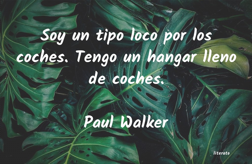 frases de Paul Walker