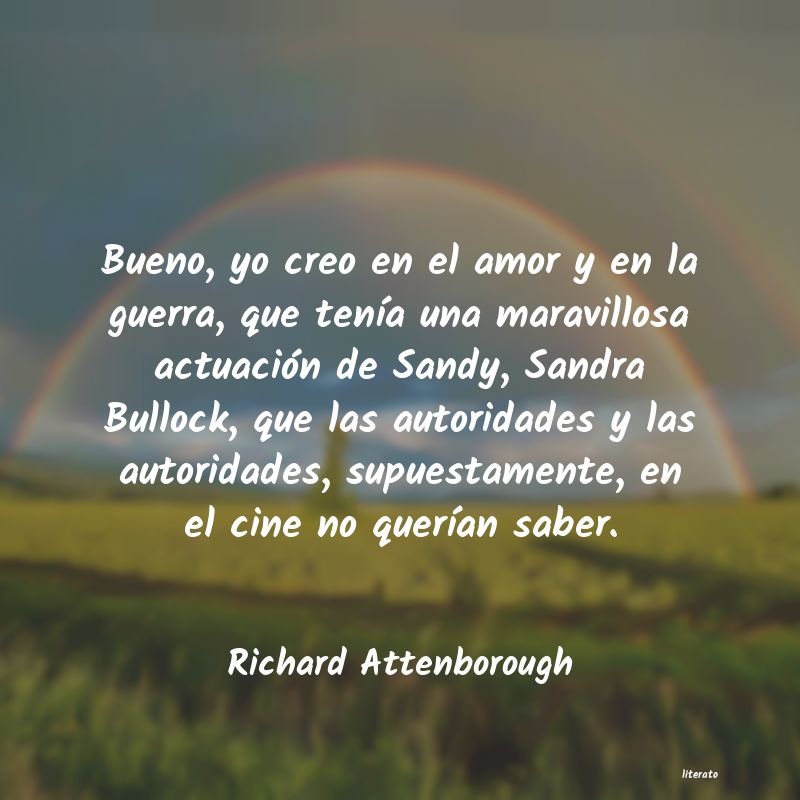 Frases de Richard Attenborough