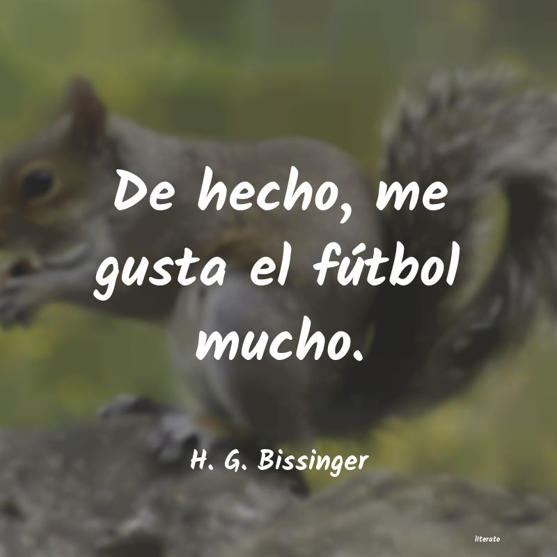 frases de H. G. Bissinger