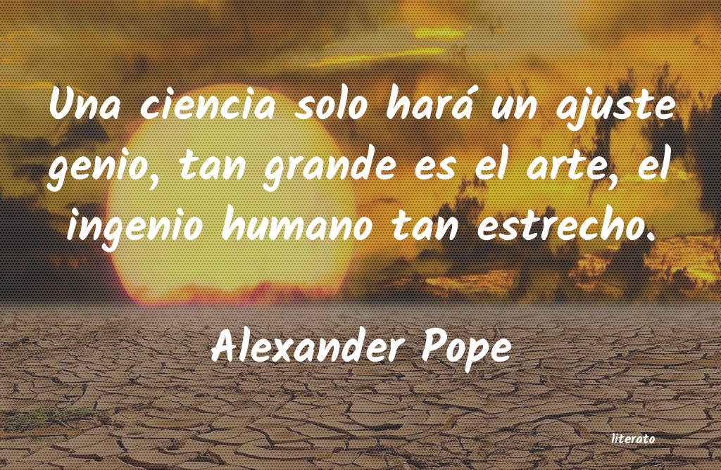 Frases de Alexander Pope