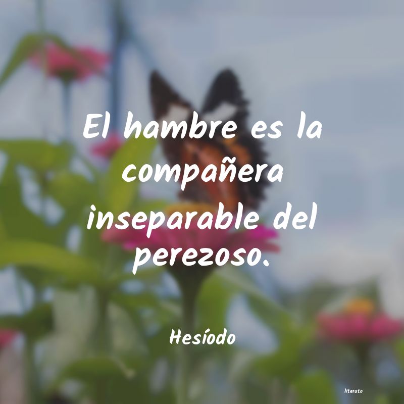 Frases de Hesíodo