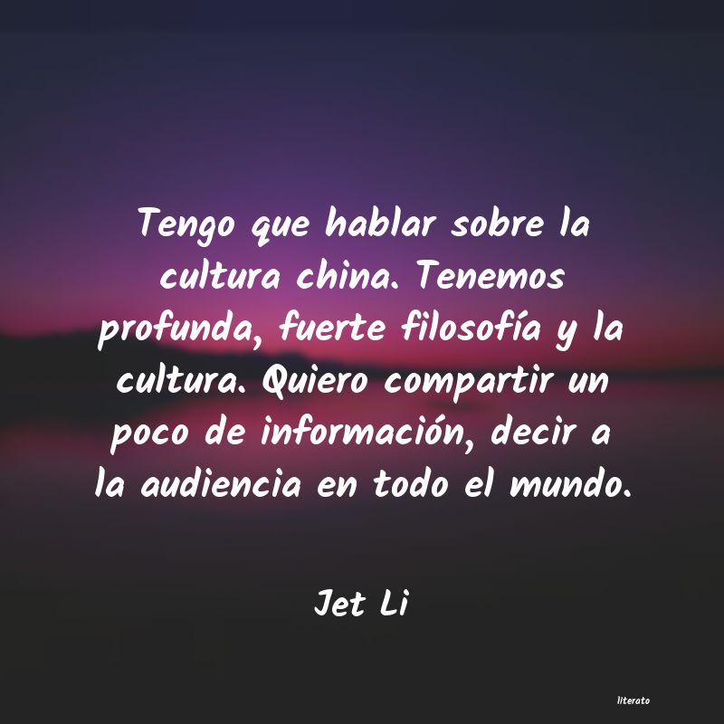 frases de Jet Li
