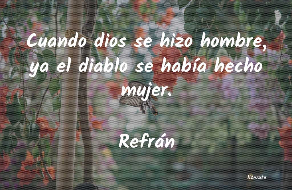 Frases de Refrán