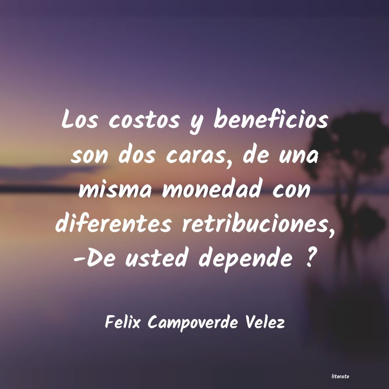 frases de Felix Campoverde Velez