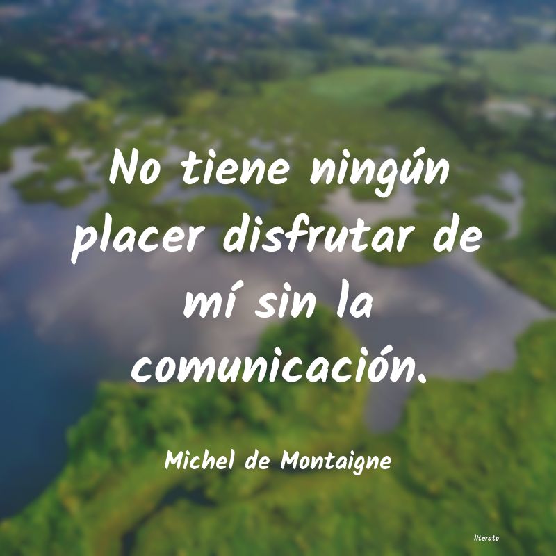 frases de Michel de Montaigne