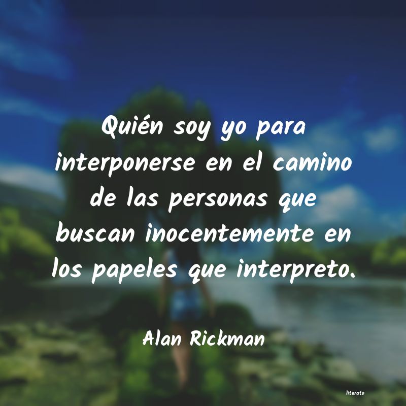 frases de Alan Rickman