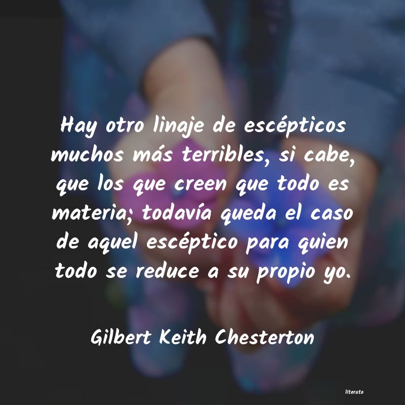 Frases de Gilbert Keith Chesterton