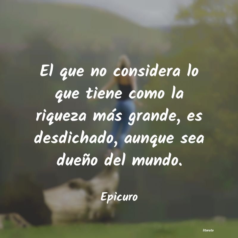 Frases de Epicuro - literato