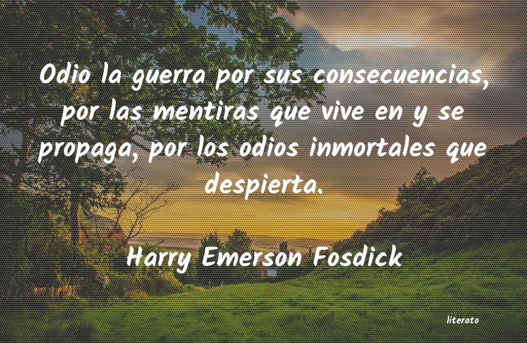 frases de Harry Emerson Fosdick