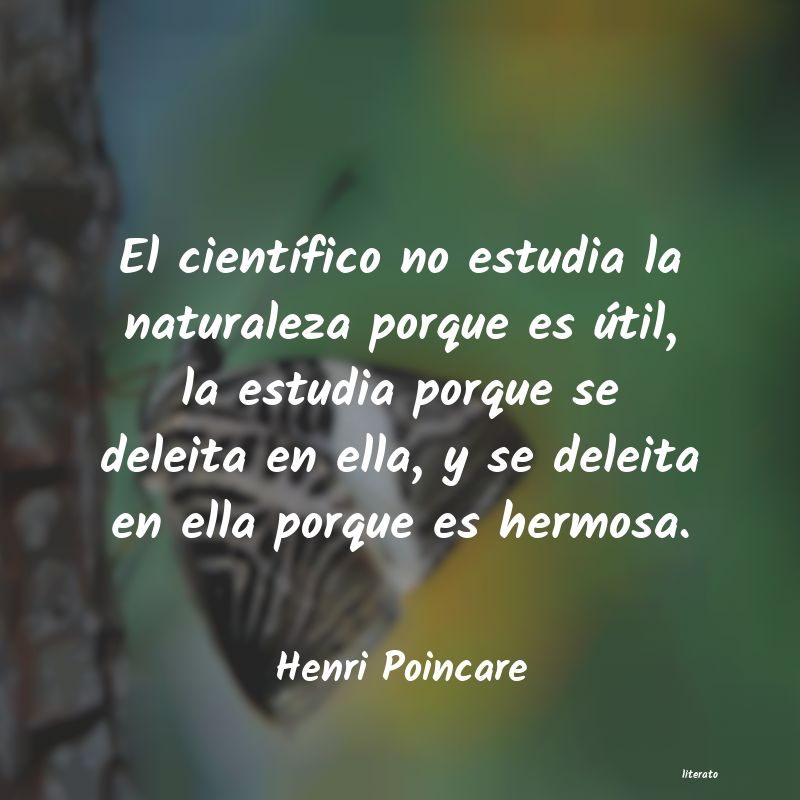 frases de Henri Poincare