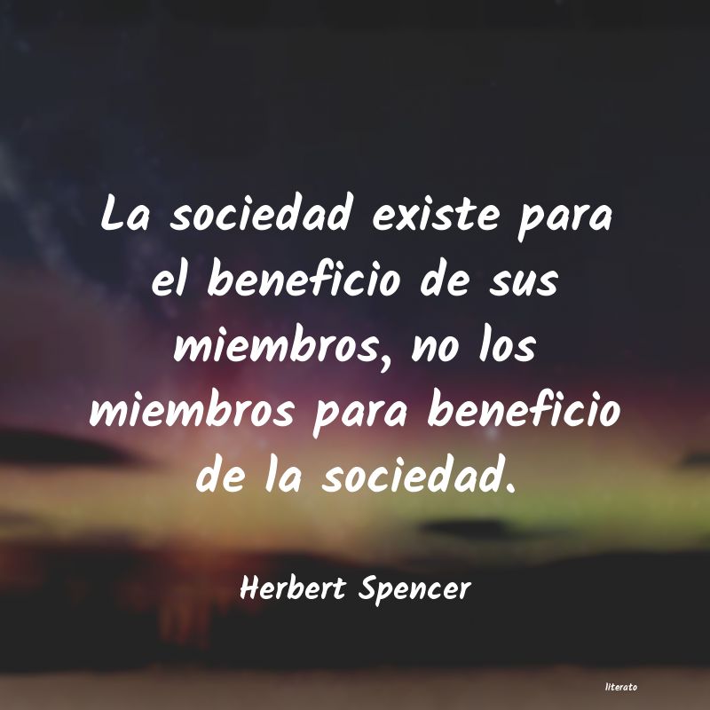 Frases de Herbert Spencer