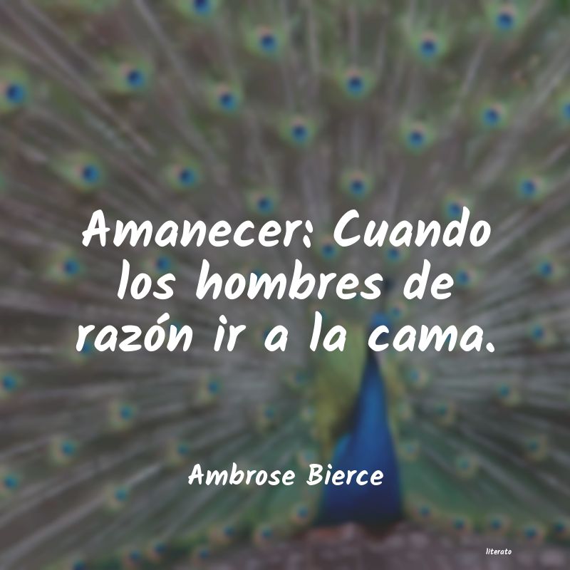 frases de Ambrose Bierce