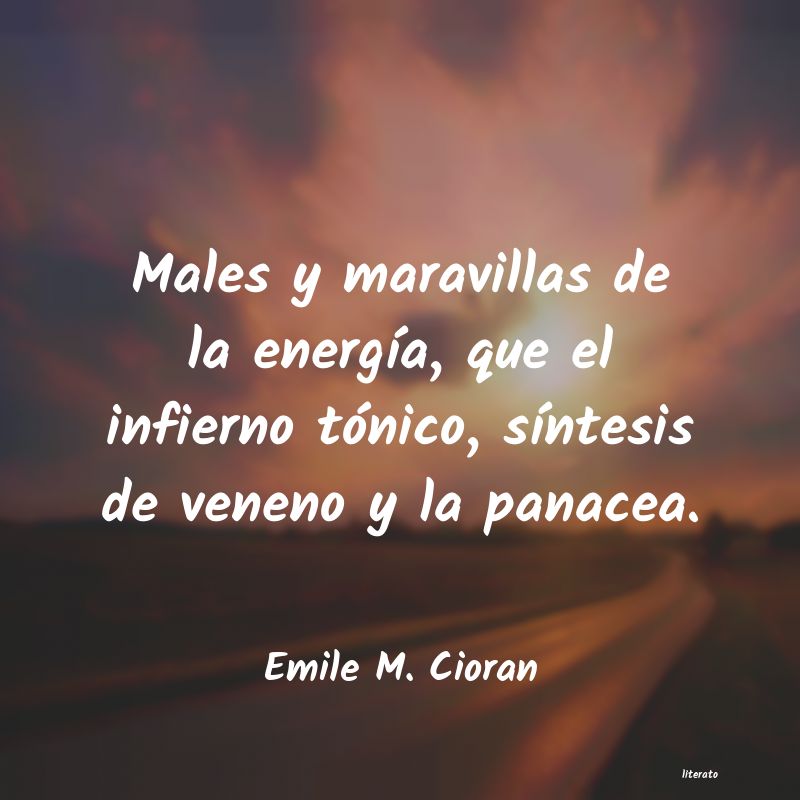 frases de Emile M. Cioran
