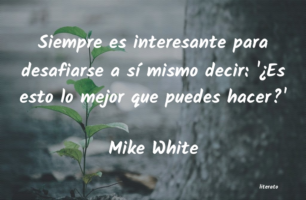 Frases de Mike White