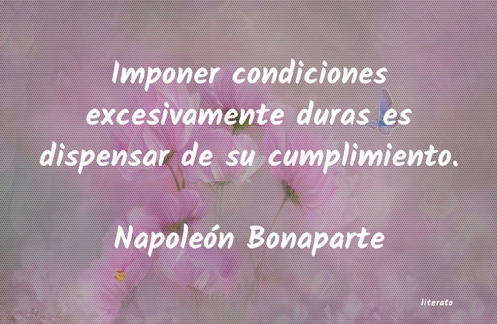 frases de Napoleón Bonaparte