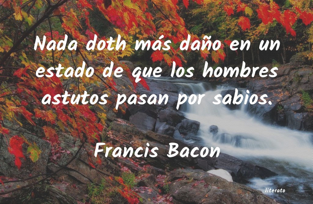 frases de Francis Bacon
