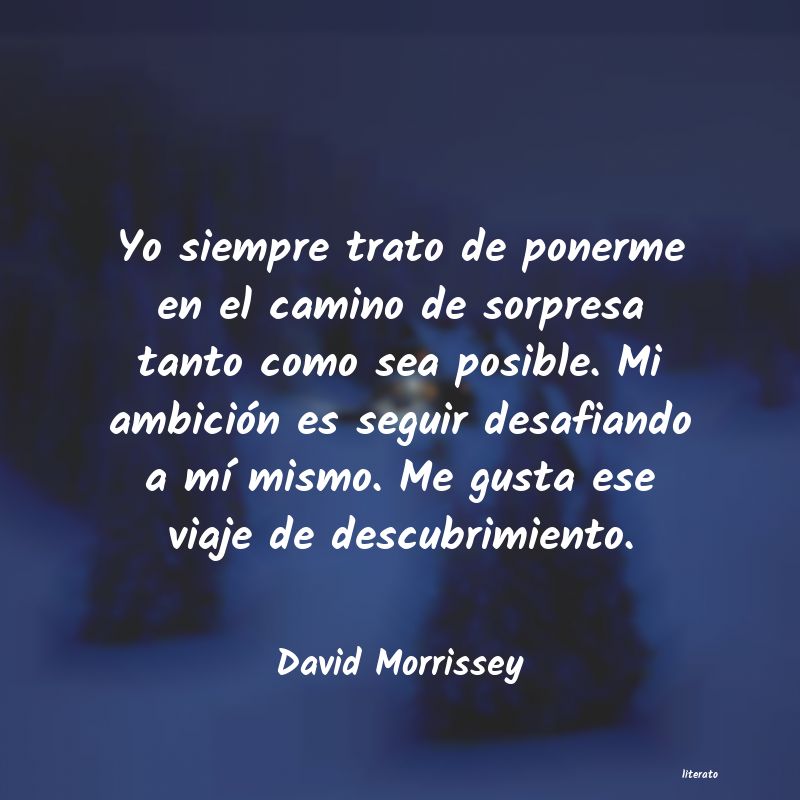 Frases de David Morrissey