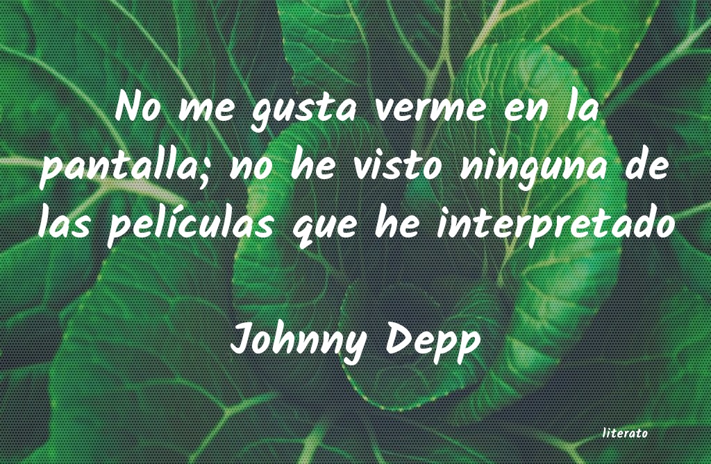 frases de Johnny Depp