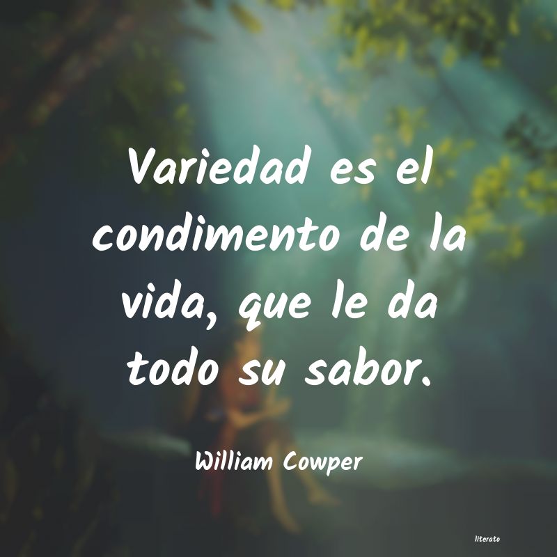 frases de William Cowper