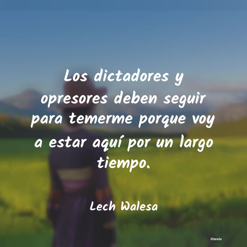 frases de Lech Walesa