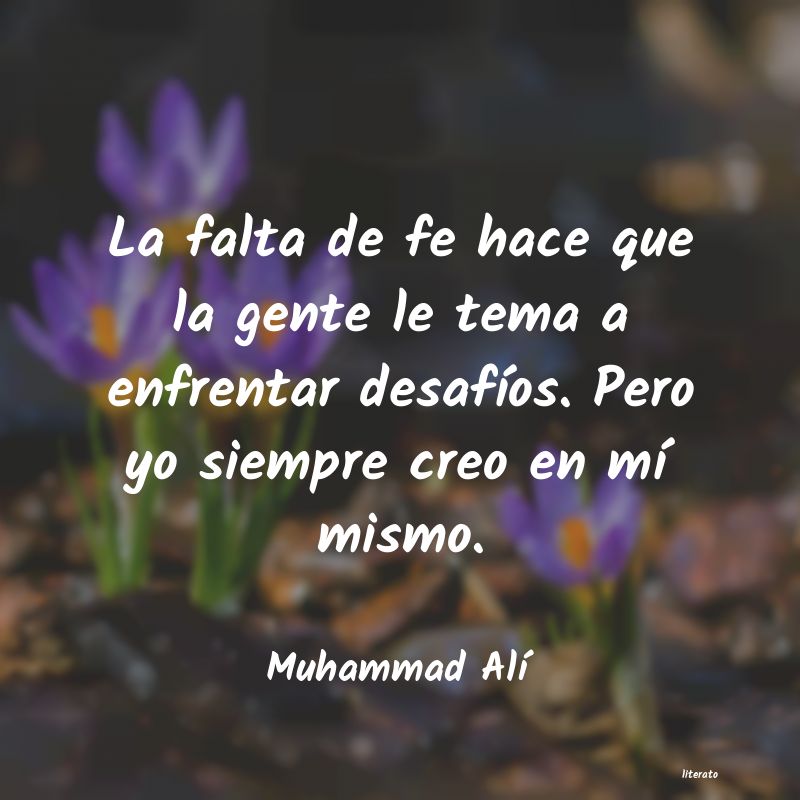 Frases de Muhammad Alí