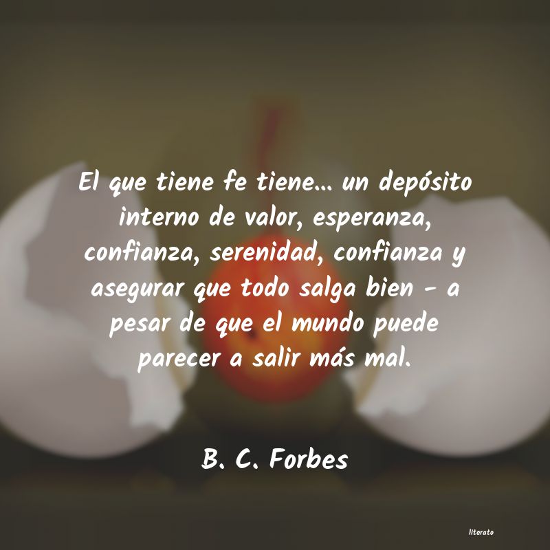 frases de B. C. Forbes