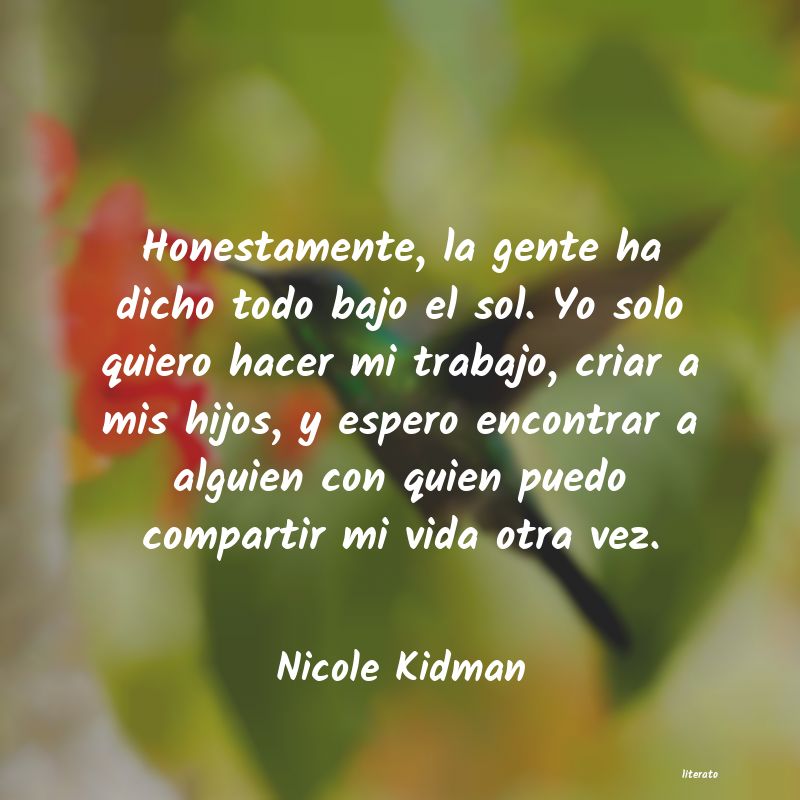 Frases de Nicole Kidman