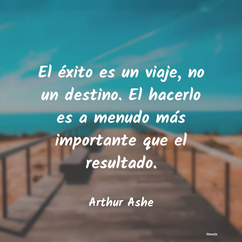 frases de Arthur Ashe