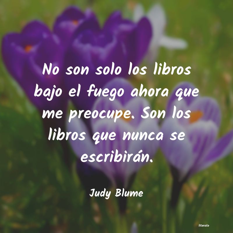 Frases de Judy Blume