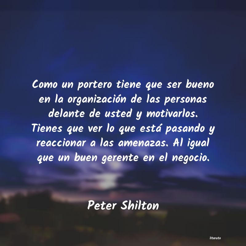 Frases de Peter Shilton