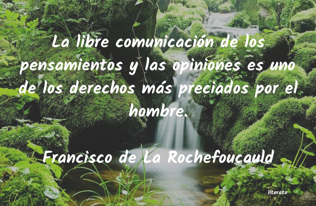 Frases de Francisco de La Rochefoucauld