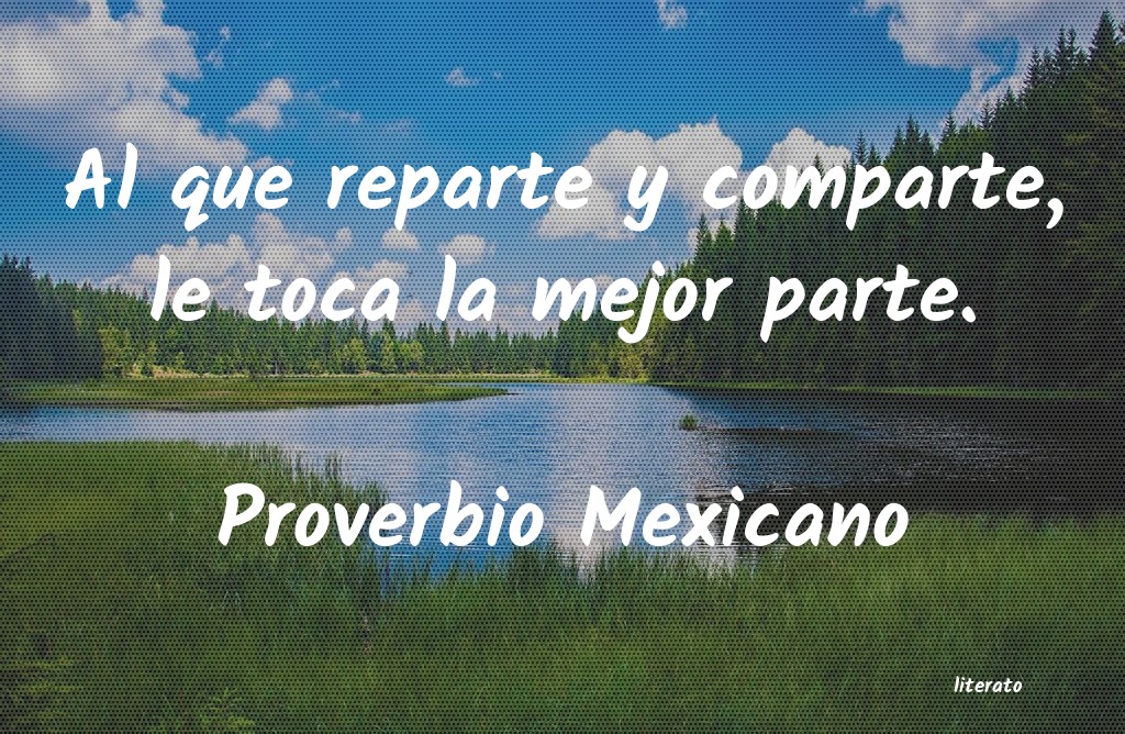 Frases de Proverbio Mexicano