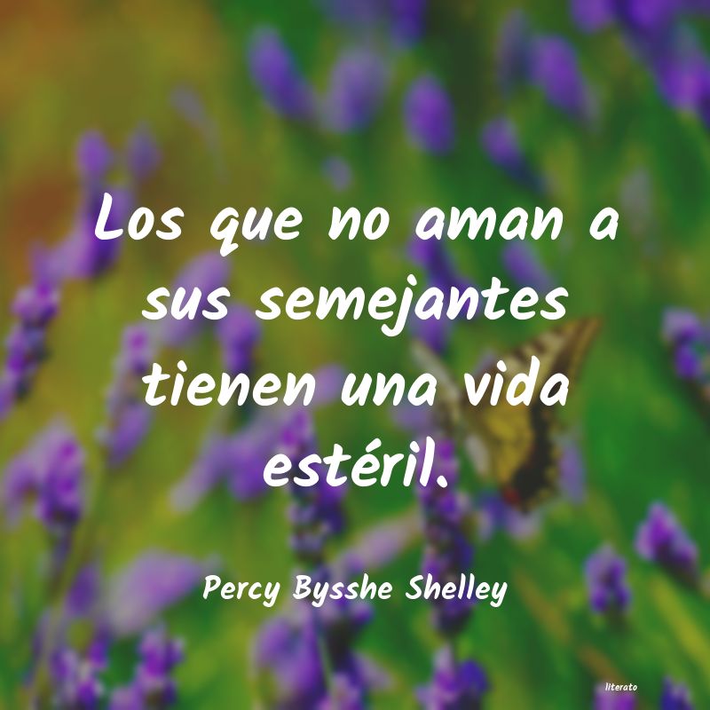 frases de Percy Bysshe Shelley
