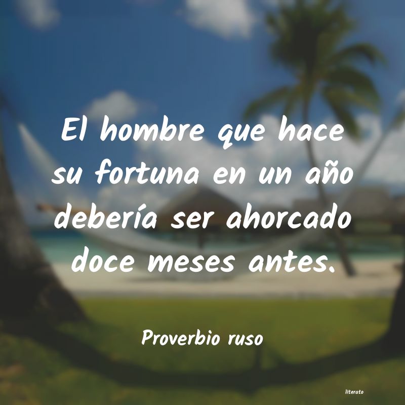 Frases de Proverbio ruso