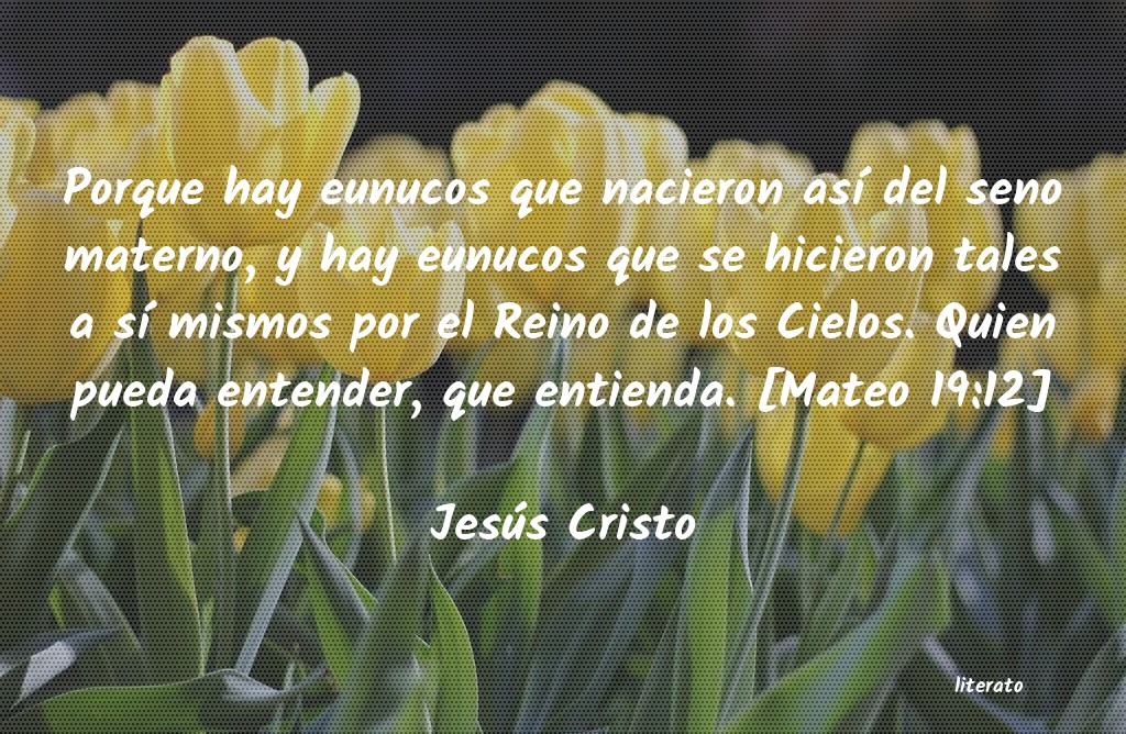 frases de JesÃºs Cristo
