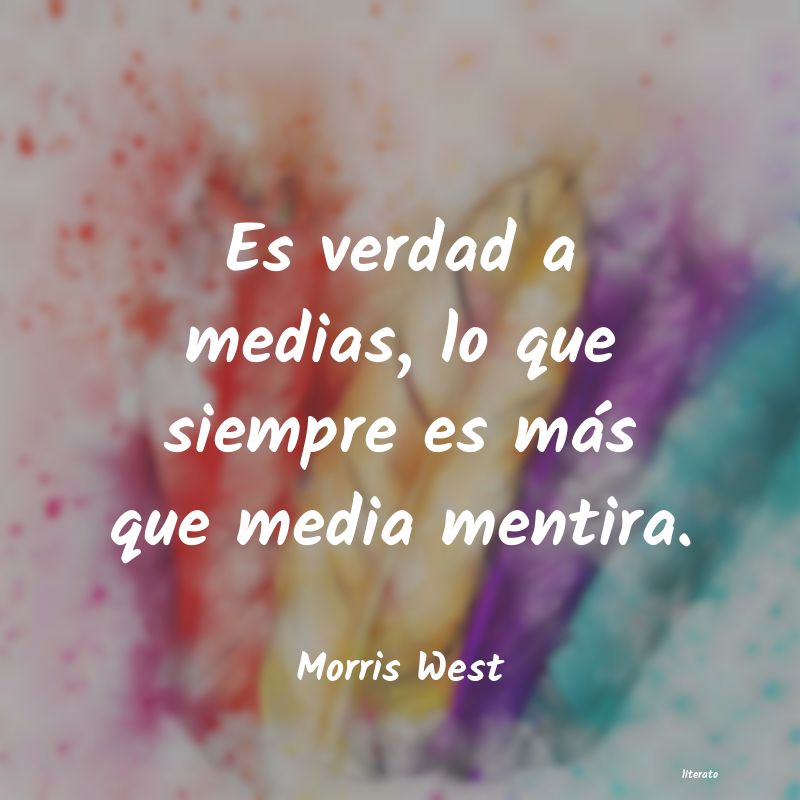 frases de Morris West