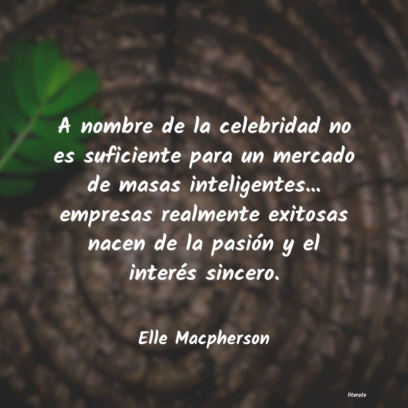 Frases de Elle Macpherson