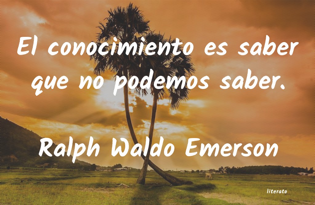 Frases de Ralph Waldo Emerson