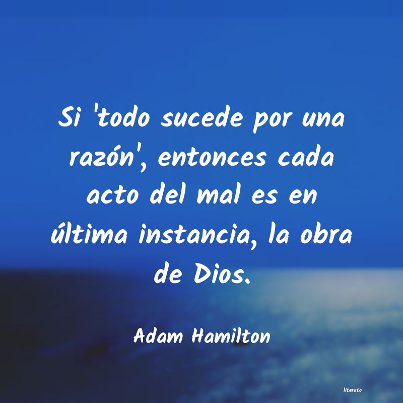 Frases de Adam Hamilton